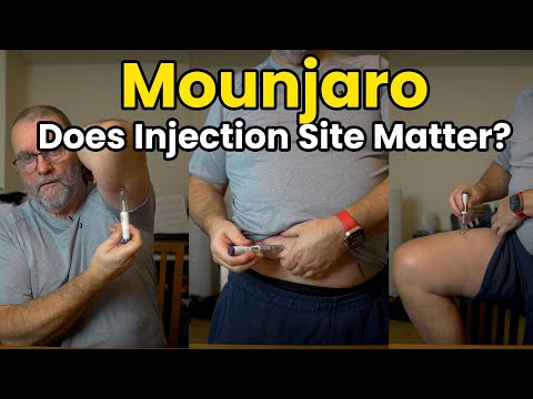 Видео: Мунджаро - Какое место лучше всего использовать для инъекции? - Имеет ли это значение?