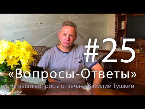 Видео: "Вопросы-Ответы", Выпуск #25 - Василий Тушкин отвечает на ваши вопросы