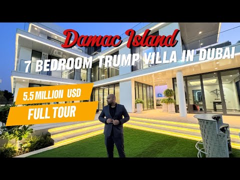 Видео: Damac Island | Вилла Трампа с 7 спальнями в районе Damac Hills #prorealtorsdubai #damacisland