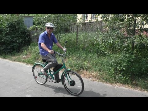 Видео: Электровелосипед из обычного велосипеда