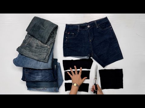 Видео: [DIY] Удивительная супер переработка джинсов!! | С нетерпением ждем возможности увидеть это!
