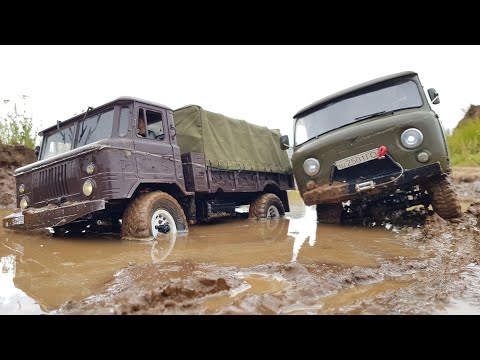 Видео: БУХАНКА показывает Шишиге как надо ездить по бездорожью! Битва монстров в гряземесе