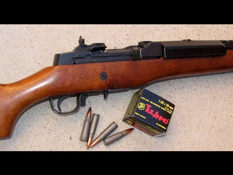 Видео: Стрельба патронами Тула из немодифицированной винтовки Ruger Mini 30 — провал?