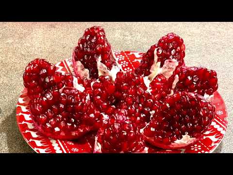 Видео: Как лесно и бързо да изчистим нар / Как очистить гранат просто, быстро и красиво