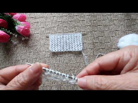 Видео: 💥💥 Великолепный двусторонний  ажурный узор.🌷🌷🌷👍