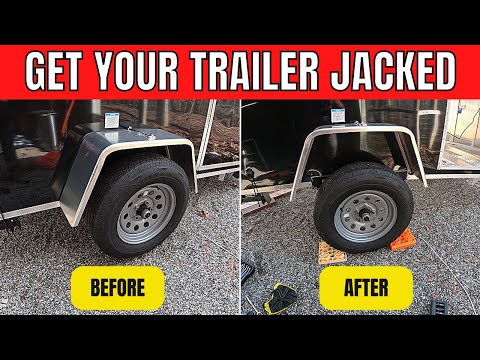 Видео: Установка комплекта переворота оси для переоборудования грузового прицепа в кемпер // Эп. 4