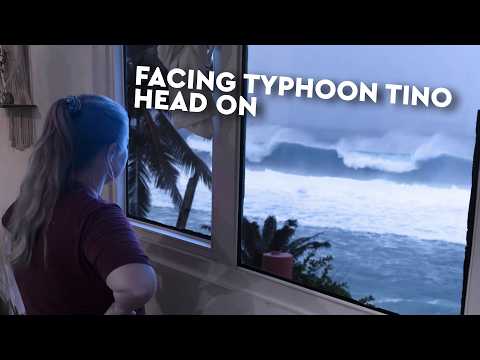 Видео: 🇵🇭 Тайфун «Тино» обрушился на побережье Сиаргао. Это наша история.