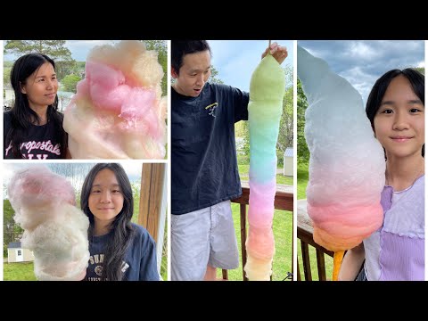 Видео: Мы сделали гигантскую сладкую вату! | Джанет и Кейт