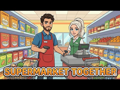 Видео: СТАРТ. ХАОС ПЕРВОГО ДНЯ. SUPERMARKET TOGETHER#1