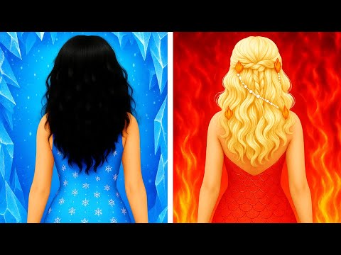 Видео: 👑❄️ Королева ЛЬДА против Королевы ОГНЯ | Испытание, чтобы узнать, кто лучшая. Кто победит?