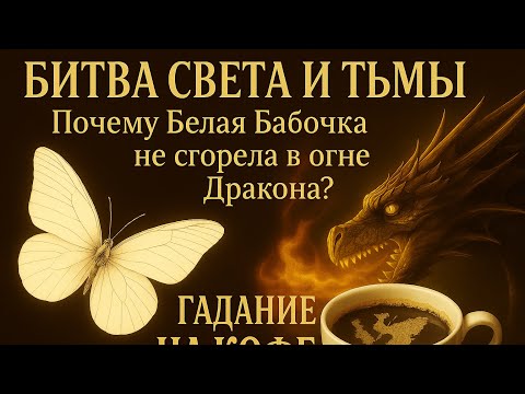 Видео: 🌕 БИТВА СВЕТА И ТЬМЫ | Почему Белая Бабочка не сгорела в огне Дракона? | Гадание на кофе ☕ | VitaVar