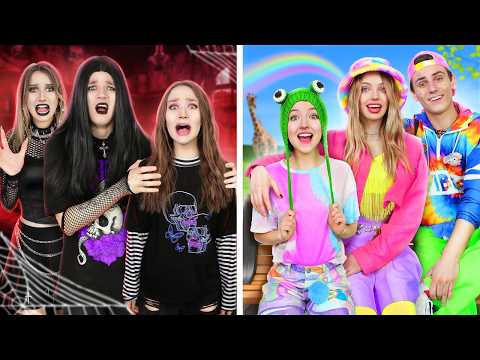 Видео: Мы Стали Родителями на 24 Часа! Goth Girl vs Rainbow Boy