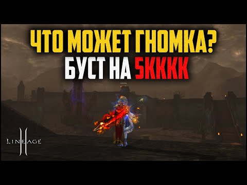 Видео: Магическая гномка с бустом на 5кккк адены в Lineage 2. На что способен Творец Сияния в PvE?