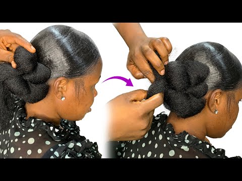 Видео: Она попросила простую, но стильную свадебную прическу