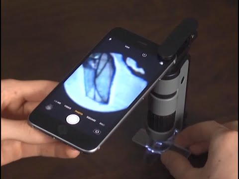Видео: Карманный микроскоп Carson MicroFlip.  Обзор