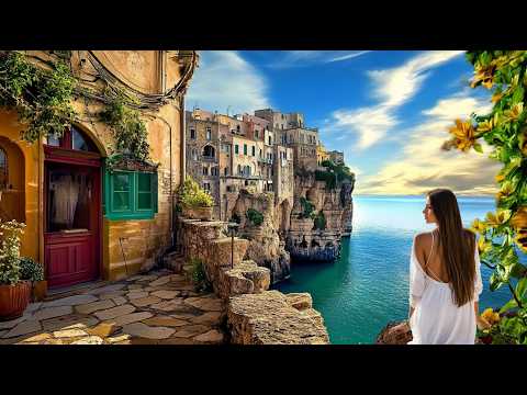 Видео: Полиньяно-а-Маре «самый гостеприимный город в мире» - пешеходная экскурсия по Апулии, Италия