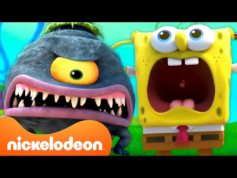 Видео: Камп Корал | На Губку Боба нападают 45 минут ПОДРЯД 😭 | Nickelodeon Cyrillic