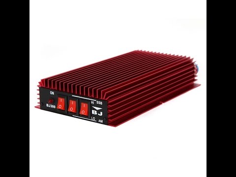 Видео: КВ усилитель BJ300 - испытание на 7 мГц