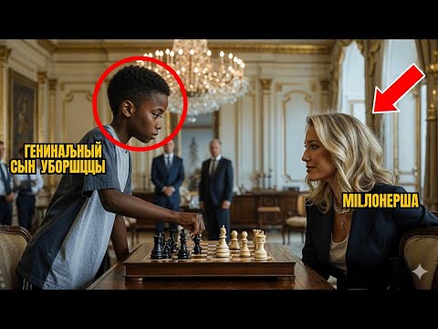 Видео: Миллиардер пригласил сына уборщика сыграть в шахматы ради шутки… Он не знал, что мальчик — ГЕНИЙ