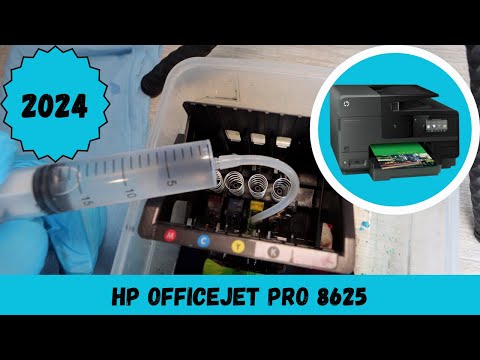 Видео: Hp Officejet Pro 8625 — как очистить печатающую головку