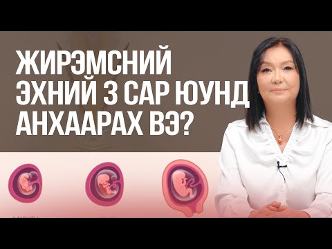 Видео: Ж.Энхцэцэг эмч - Жирэмсний ЭХНИЙ 3 сар юунд анхаарах вэ?
