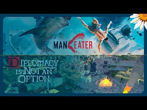Видео: Стрим [Maneater] #6 и [Diplomacy is Not an Option] #3