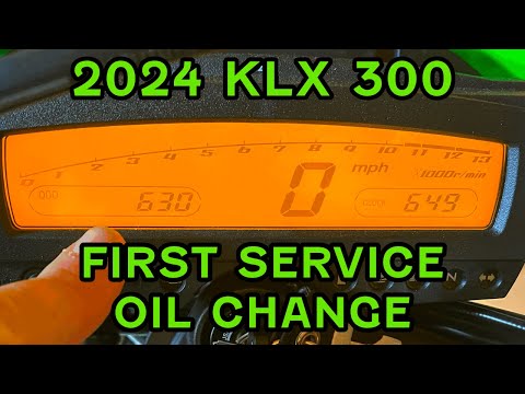 Видео: ЗАМЕНА МАСЛА KLX 300 2024 | Первое ТО через 600 миль | Фиксированная пружина масляного фильтра |