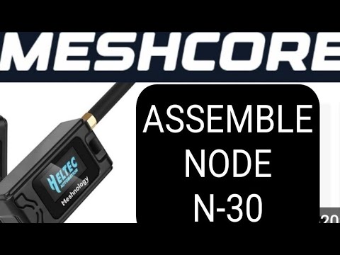 Видео: Сборка узла N30 Meshcore Heltec v3 Black Case
