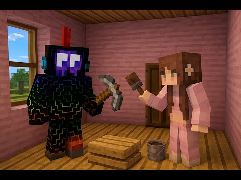 Видео: Играю в Minecraft с Эйми - делаем ремонт на 2 этаже дома