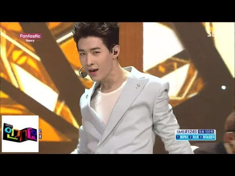 Видео: [Генри] Фантастический @ Популярная песня Inkigayo 140720