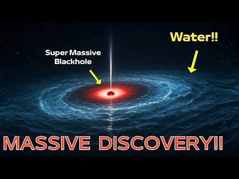 Видео: Астрономы обнаружили космический океан вокруг черной дыры — 140 триллионов Земель воды