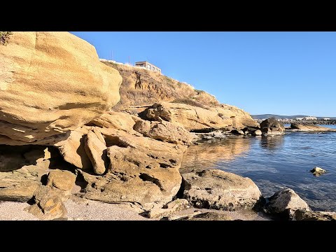 Видео: Прогулка по берегу Чёрного моря с.Равда, Болгария /Ravda, Bulgaria