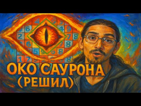 Видео: 35 - Решаю судоку - (решил) - Око саурона - Ссылка на судоку в описании