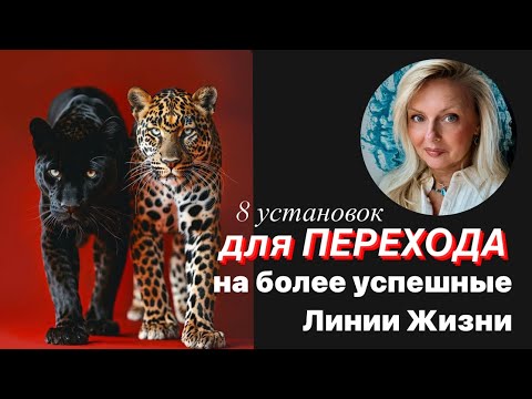 Видео: 8 установок, для перехода на более Успешные Линии Жизни