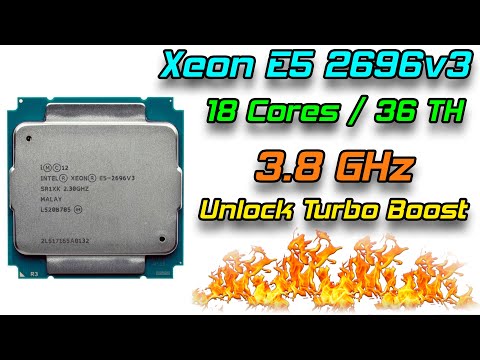 Видео: Xeon  E5 2696v3 - самый производительный CPU v3 серии 🔥 36 потоков 3,8GHz 🔥 Hyper Treading OFF vs ON