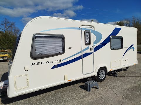 Видео: Автодом,караван,дом на колёсах Bailey Pegasus c Alu Tech Body Shell 2012 года на 4 места огонёк