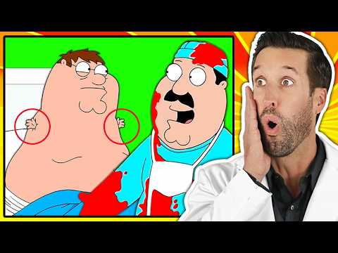 Видео: Doctor ER смотрит медицинские сцены из Гриффинов | Сборник (ЧАСТЬ 2)