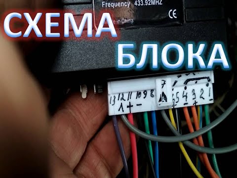 Видео: СХЕМА ПОДКЛЮЧЕНИЯ  БЛОКА УПРАВЛЕНИЯ ЦЕНТРАЛЬНОГО ЗАМКА