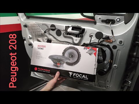 Видео: 🔊 Установка акустики FOCAL на Peugeot 208