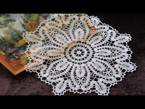 Видео: БРЮГГСКОЕ КРУЖЕВО: НЕЖНАЯ АЖУРНАЯ САЛФЕТКА . ЧАСТЬ 2