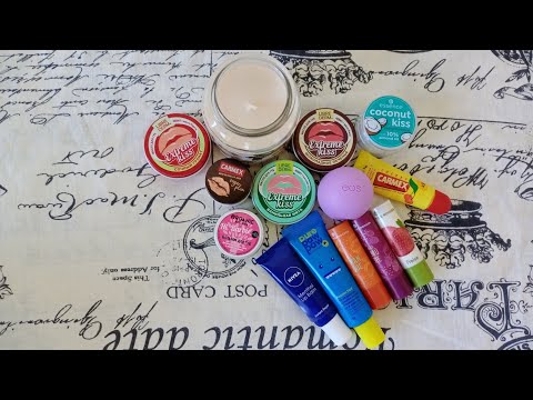 Видео: 🖤Мои бальзамы для губ/My Lip Balm Collection/ MG Make_Up🖤