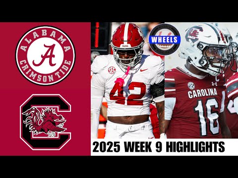 Видео: #4 Алабама против Южной Каролины (ТРИЛЛЕР!) | Неделя 9 | Лучшие моменты студенческого футбола 202...