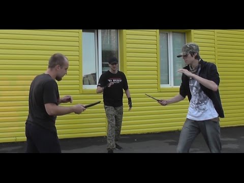 Видео: Тренинг "Два трупа в ножевом бою". Лечим обоюдки.