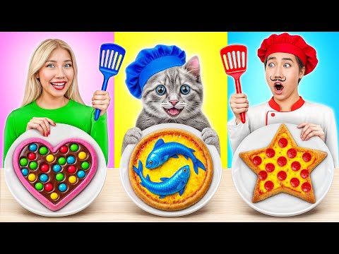 Видео: Кулинарный Челлендж с Котиком | Сумасшедшие Кулинарные Идеи от Multi DO Smile