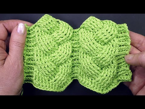 Видео: Большая объемная коса крючком 3 часть - 5 и 6 ряды Лучшие узоры вязания крючком