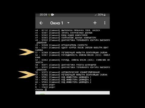 Видео: Принудительная регенерация сажевого фильтра новым QPyren3 Рено.