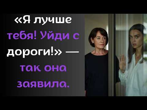Видео: Отражения судьбы: «Я лучше тебя! Уйди с дороги!» — так она заявила.