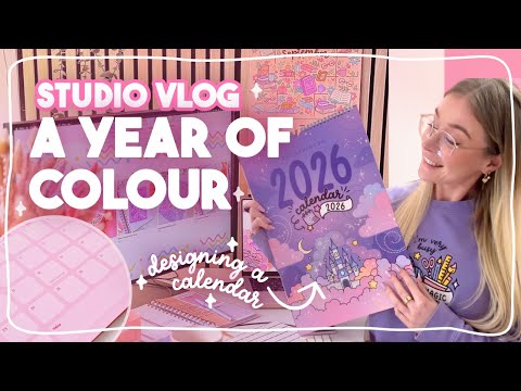Видео: STUDIO VLOG | Разработка календаря на 2026 год и тестирование печати по запросу с помощью Gelato ...