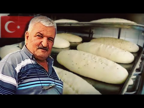Видео: Особенности приготовления турецкого хлеба в пекарне NAR 🇹🇷
