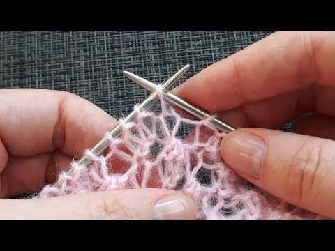 Видео: 🔥🤗 ЛУЧШИЙ УЗОР ИЗ 80-х. Ажурный узор спицами для джемпера